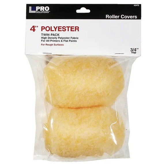 12 Pack of 4 x 3/4 Nap Pro Solutions 45475 Polyester Roller Cover, 2-Pack