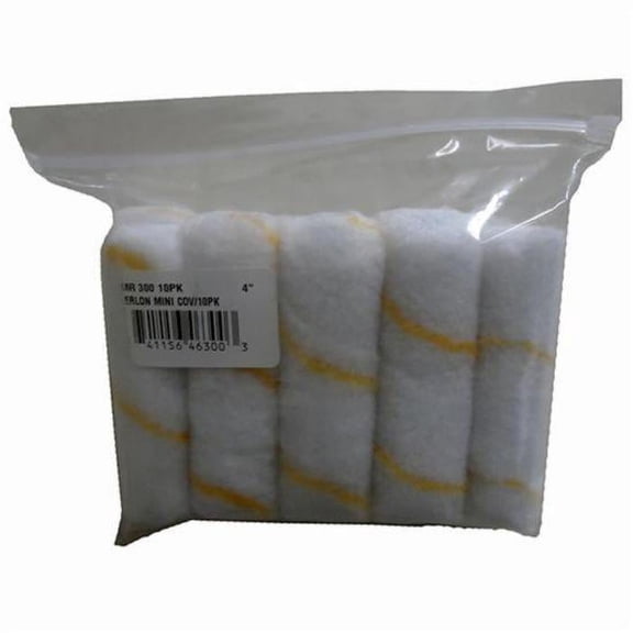12-Pack of 4" x 3/8” Nap Linzer MR300-10 Project Select Moisture and Solvent Resistant Roller Cover 10-Pack