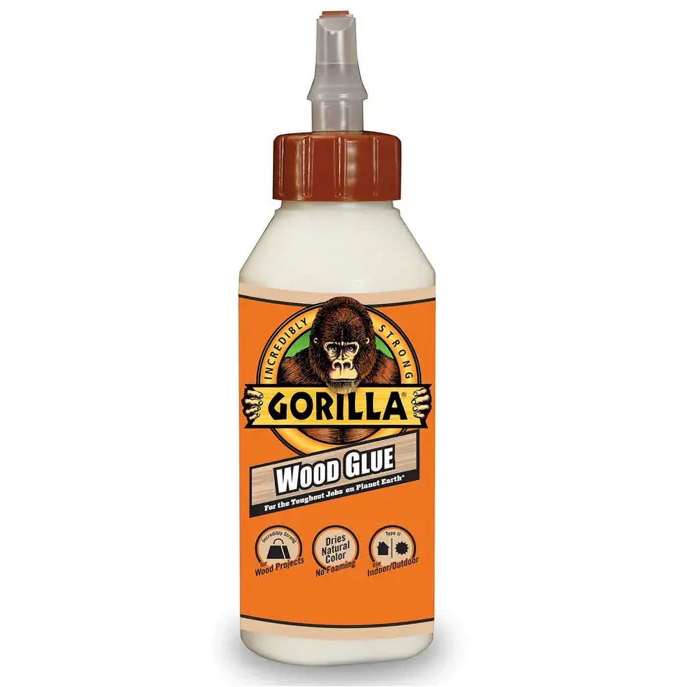 Gorilla Glue 5000206 Original Multi-Purpose Waterproof Glue, 2 oz Bottle,  Light Brown - 5000206