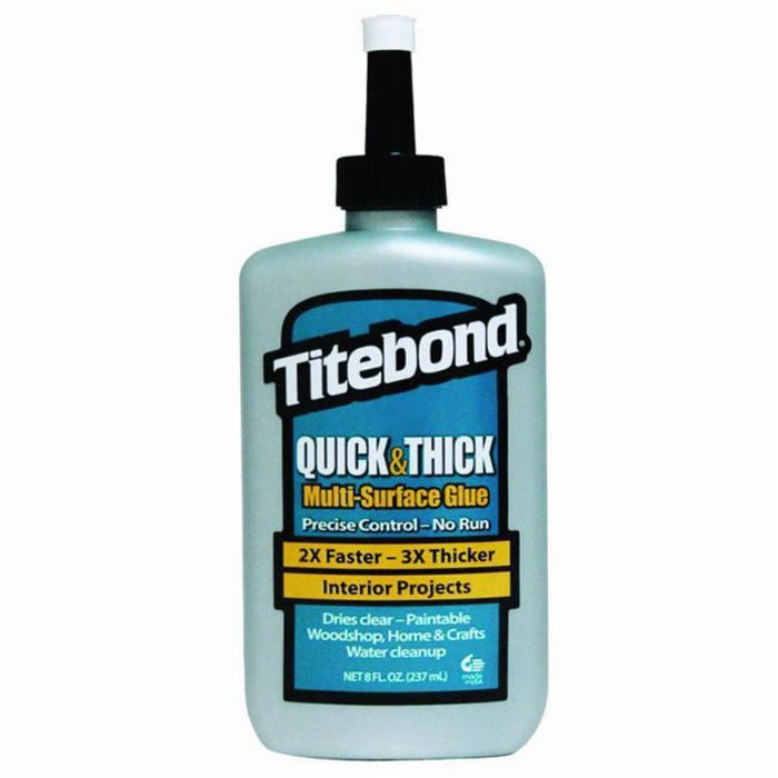 12-Pack of 8 oz Franklin 2403 Titebond Quick & Thick Multi-Surface Glue