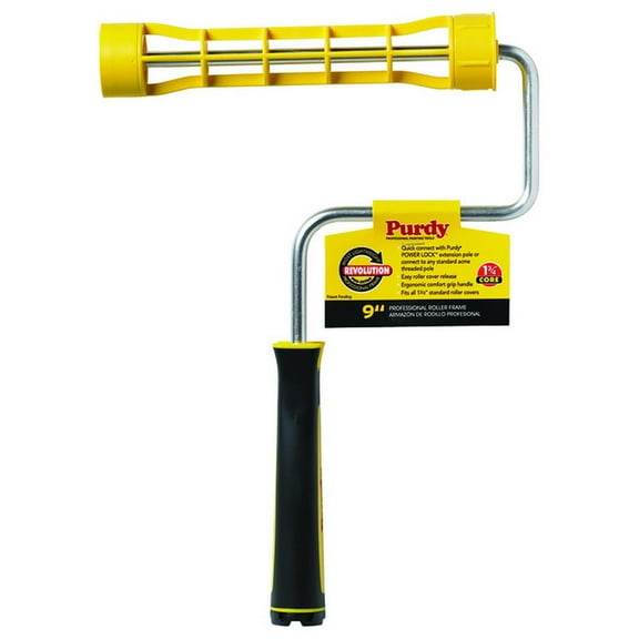 12-Pack of 9” Purdy 14A751349 Revolution Cageless Roller Frame, Fits 1.75” Core