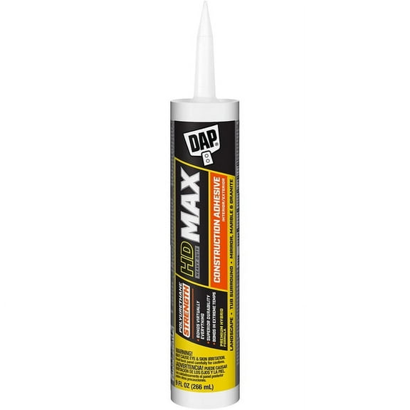 12-Pack of 9 oz Dap 27511 Heavy Duty Max Construction Adhesive