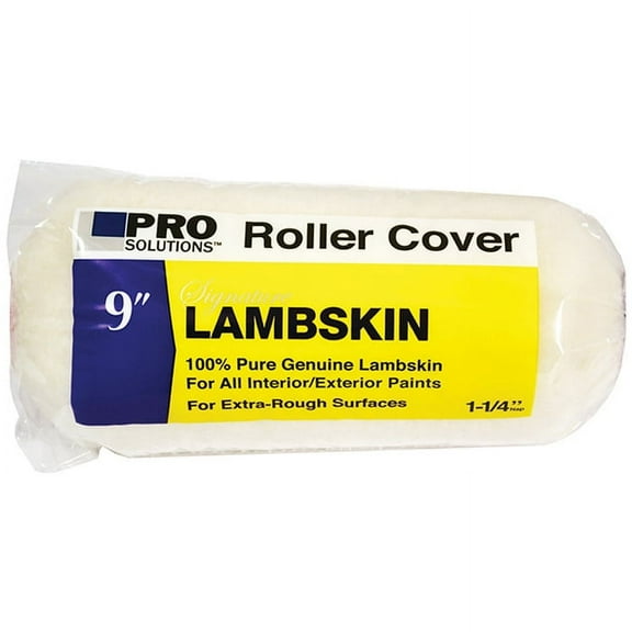 12 Pack of 9″ x 1-1/4″ Nap Pro Solutions 30114 Signature, Lambskin Roller Cover