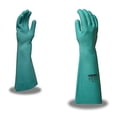 thumbnail image 1 of 12-Pack of Cordova 4522M Premium Green Nitrile Work Gloves, Unlined, 22-MIL, Pebble Grip, 18-Inch, Medium, 1 of 5