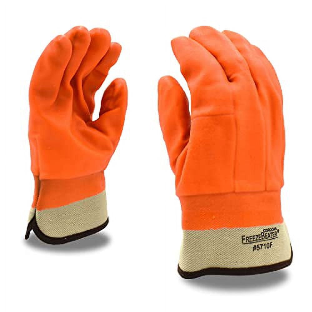 3 Pack MaxiFlex Ultimate Hi-Vis Work Gloves — Orange, Sizes S-XL, Nitrile Coated, Breathable