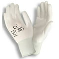 thumbnail image 1 of 12-Pack of Cordova 6895CM Standard Work Gloves, 13-Gauge, White Nylon Shell, White Polyurethane Palm Coating, Medium, 1 of 4