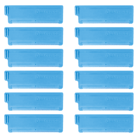 BakBlade 2.0 & 2.0 Elite Back Shaver Refill Cartridges for Men, 12 Dryglide Waterproof Blades