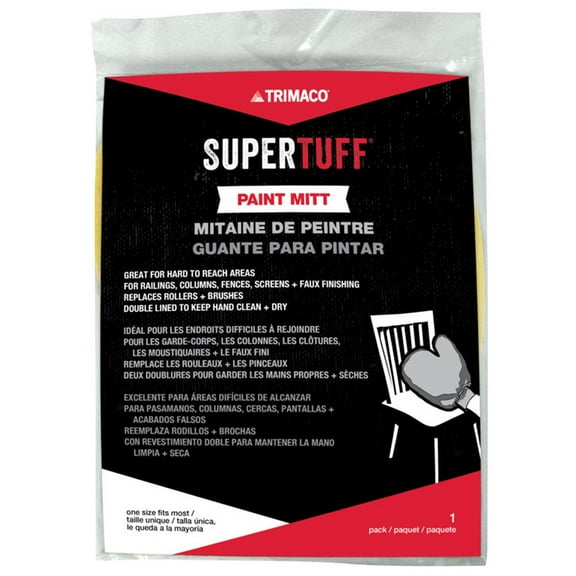 12-Pack of Trimaco 10901 SuperTuff Heavy Duty Painter’s Mitt with Thumb