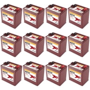 12 Pack of Trojan T875-AES 8V Superior Deep Cycling VRLA AGM Batteries