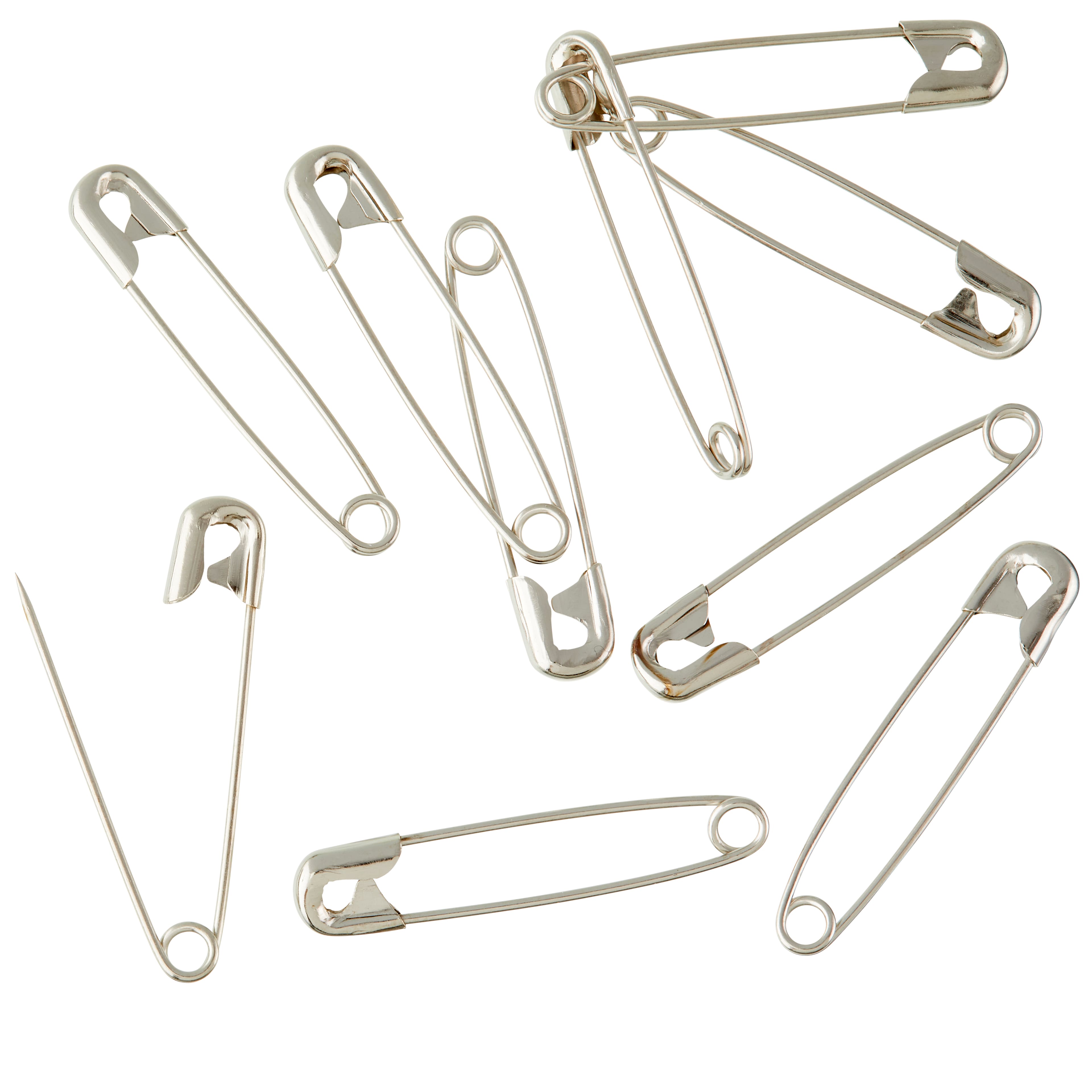 12 Packs: 100 ct. (1,200 total) Mixed Safety Pins by Loops & Threads®