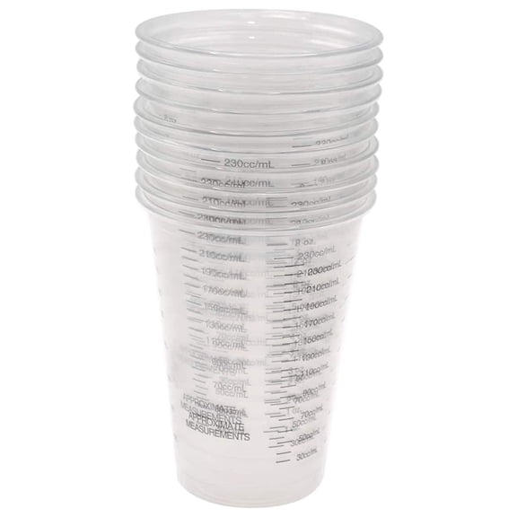 12 Packs: 10 ct. (120 total) 8oz. Resin Mixing Containers by Craft Smart