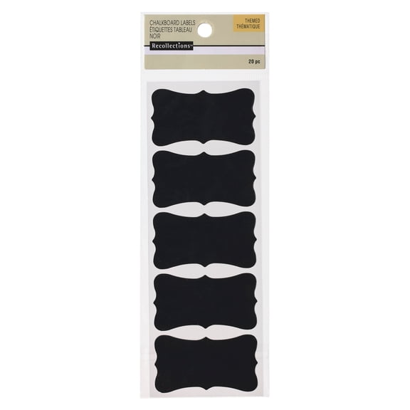 Recollections Classic Chalkboard Labels, 12 Packs: 10 ct. (120 total)
