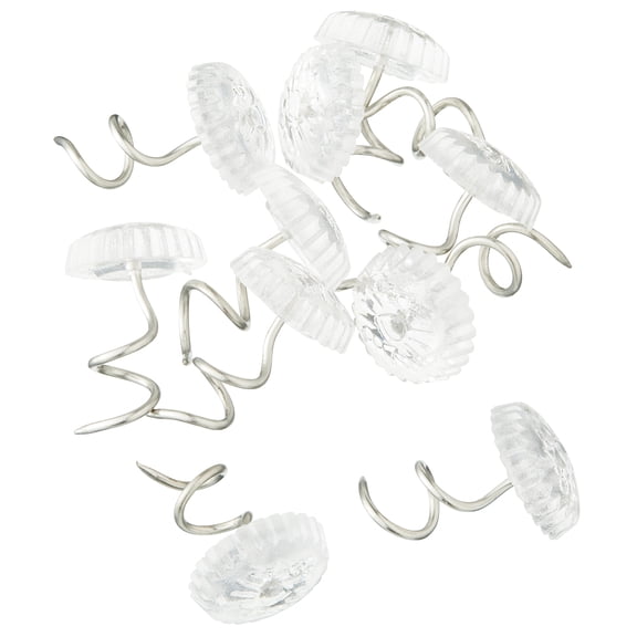 Loops & Threads Clear Twist Pins, 12 Packs: 10 ct. (120 total)