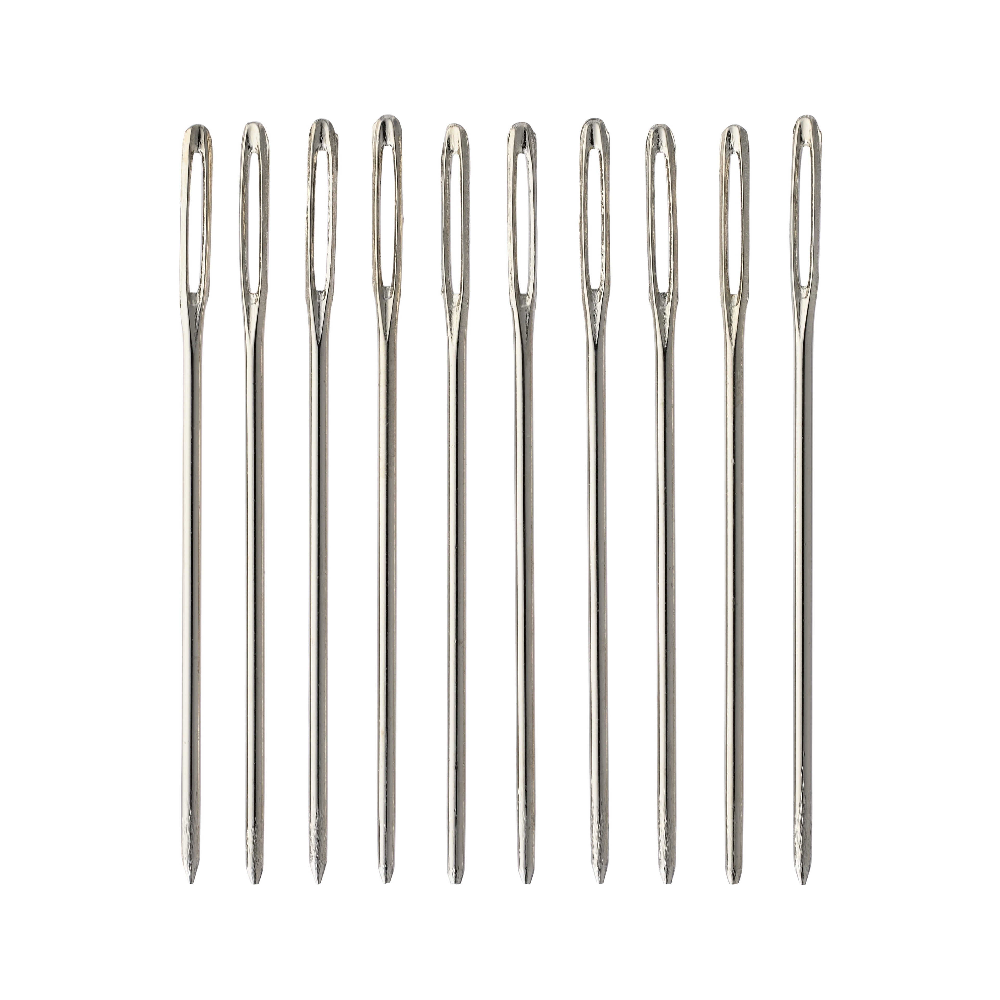 12 Packs: 10 ct. (120 total) Leather Stitching Needles by Make 