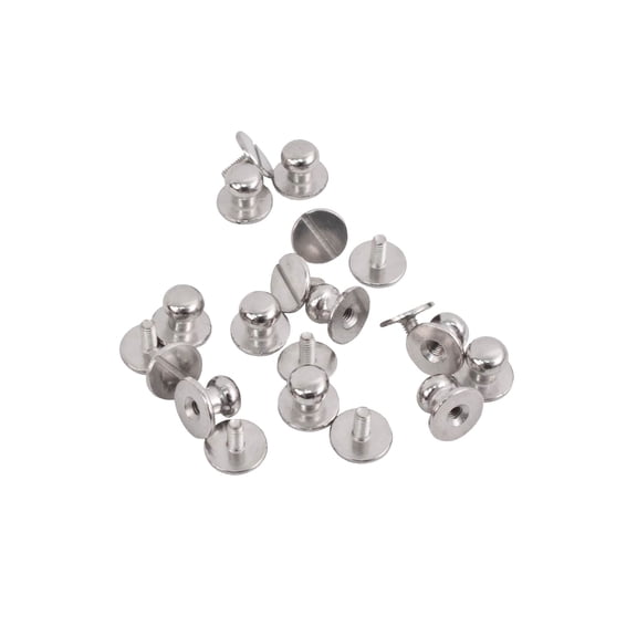 12 Packs: 10 ct. (120 total) Silver Button Studs by Make Market