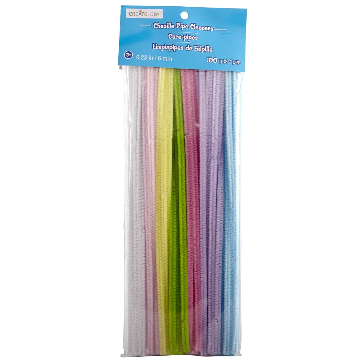 Pipe Cleaners Pastel Mix 6mmx30cm 40/pk