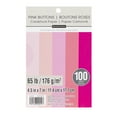 thumbnail image 1 of Recollections Pink Buttons 4.5" x 7" Cardstock Paper, 12 Packs: 100 ct. (1,200 total), 1 of 7