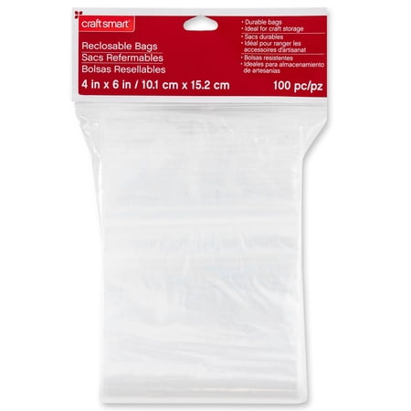 12 Packs: 100 ct. (1200 total) Recloseable Bags by Craft Smart