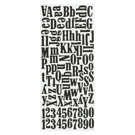 Recollections Black Foam Alphabet Stickers, 12 Packs: 104 ct. (1,248 total)