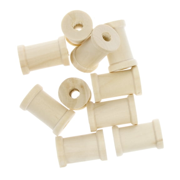 12 Packs: 12 ct. (144 total) 1" Wooden Spools by Creatology