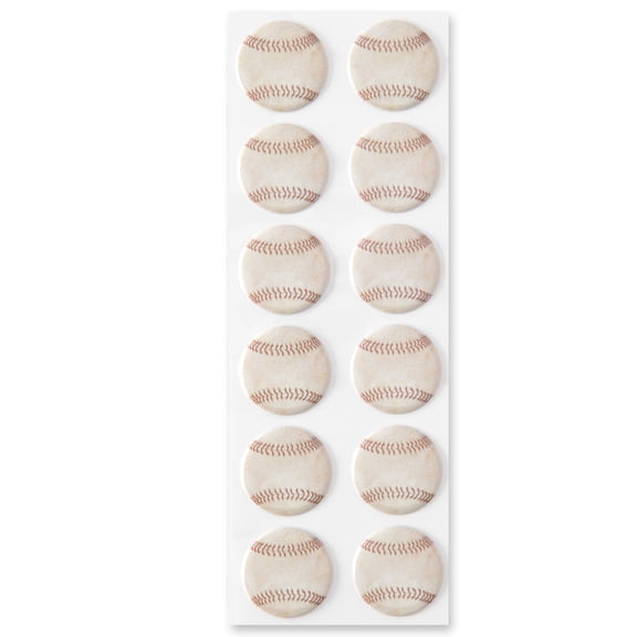 Recollections Baseball Puffy Repeat Stickers, 12 Packs: 12 ct. (144 total)