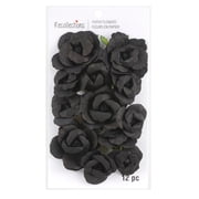 Recollections Black Paper Roses, 12 Packs 12 ct. 144 total