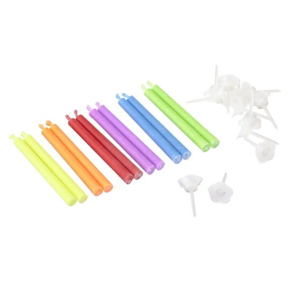 12 Packs: 12 ct. (144 total) Color Flame Candles by Makery