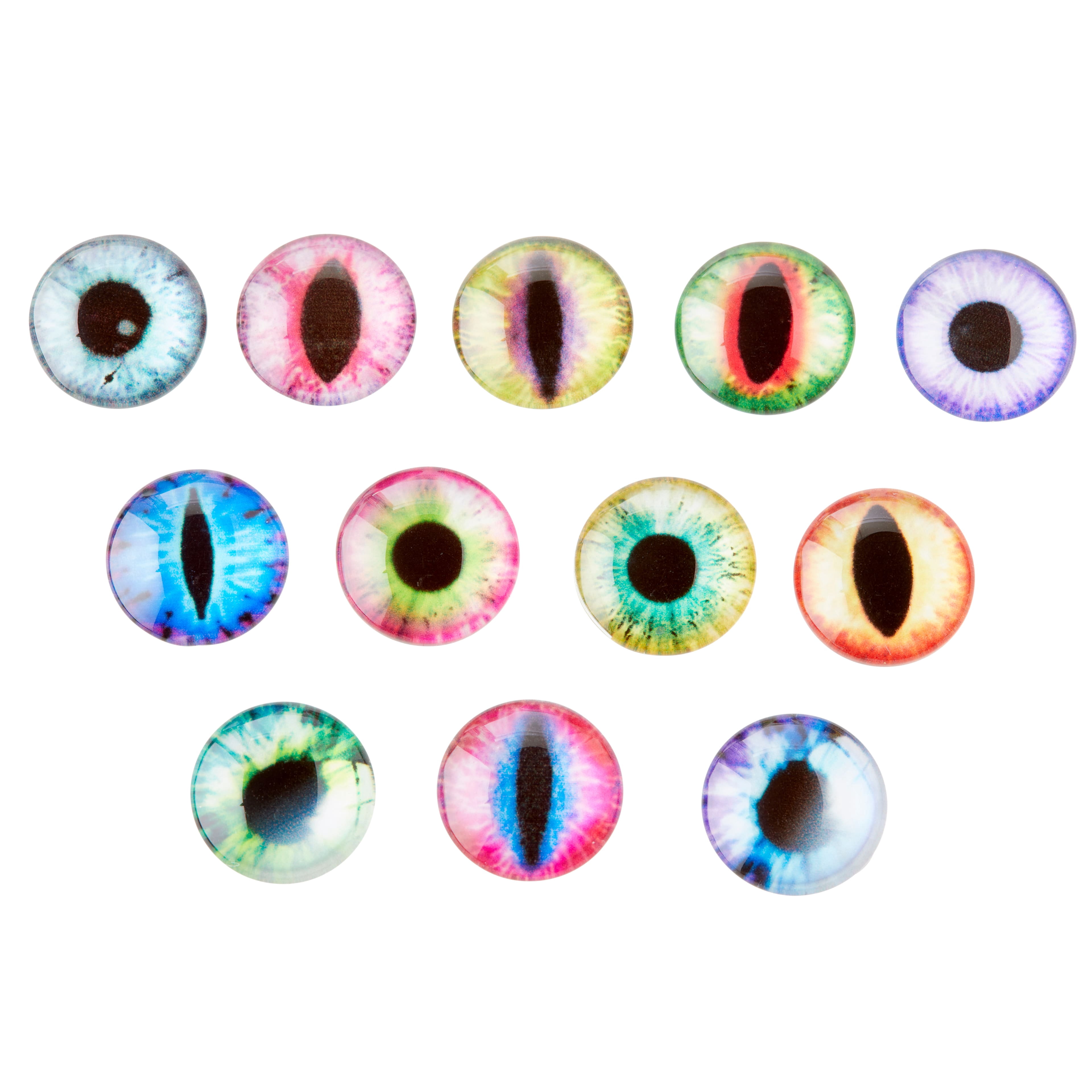 Bead Landing Found Objects Multicolored Glass Cabochons, 12 Packs: 12 ct. (144 total)