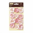 thumbnail image 1 of 12 Packs: 12 ct. (144 total) Signature Gold Tipped Pink Flower Embellishments by Recollections, 1 of 1