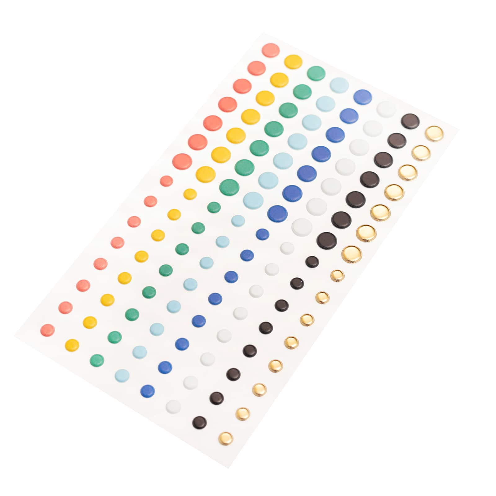 Multicolor Pack Recollections Multicolor Matte Dot Stickers, 12 Packs: 120 ct. (1,440 ...