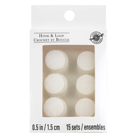 12 Packs: 15 ct. (180 total) Hook & Loop Circle Sets by Loops & Threads