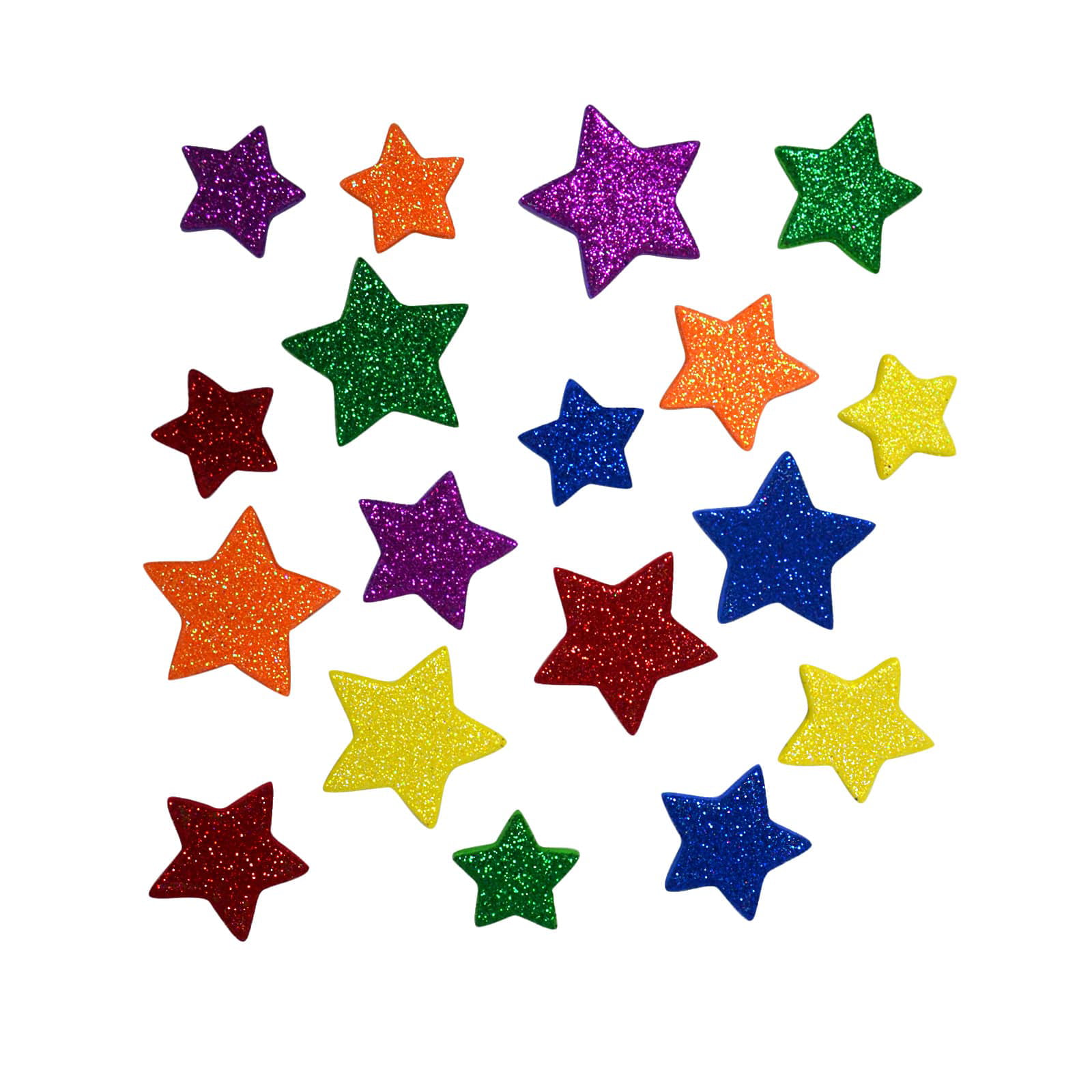 12 Packs: 150 ct. (1,800 total) Glitter Star Foam Stickers by Creatology™