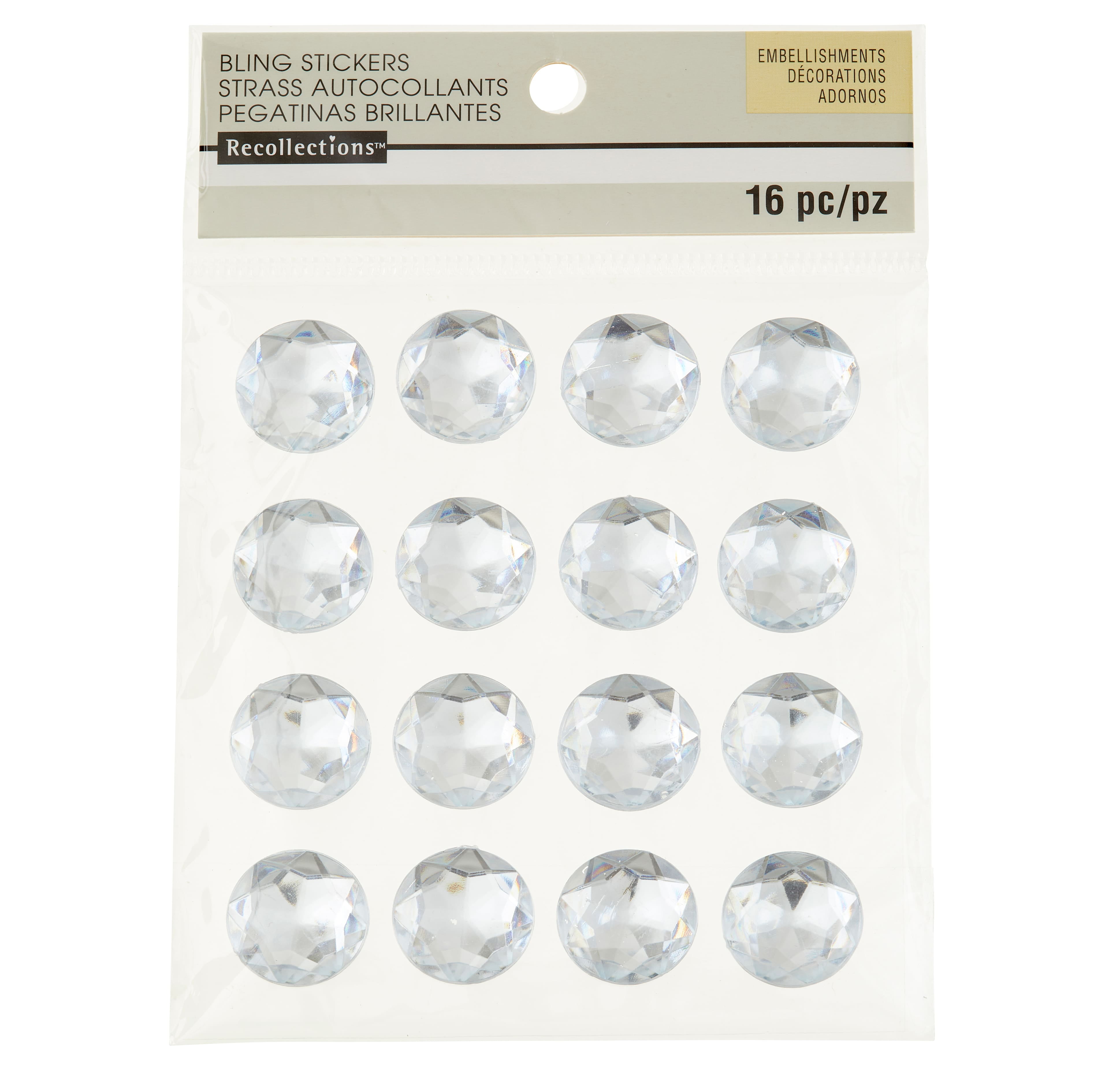 Recollections™ Adhesive Rhinestones, Curved Clear Flourishes