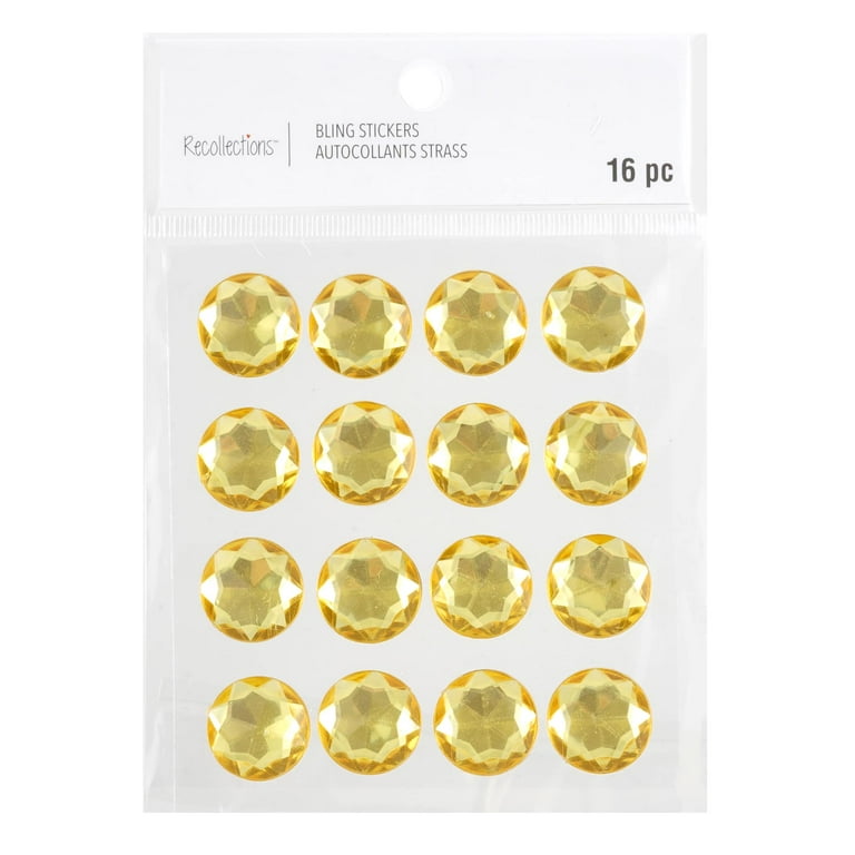 Recollections Bling Stickers Variety Pack - Gold - Each
