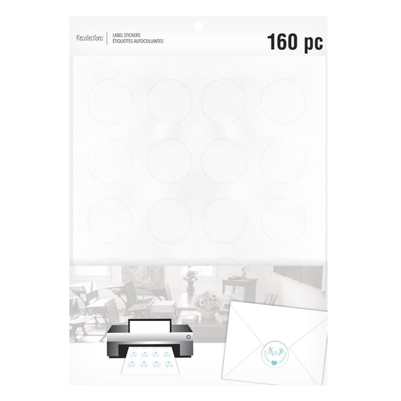 Recollections White Envelope Seals, 12 Packs: 160 ct. (1,920 total)