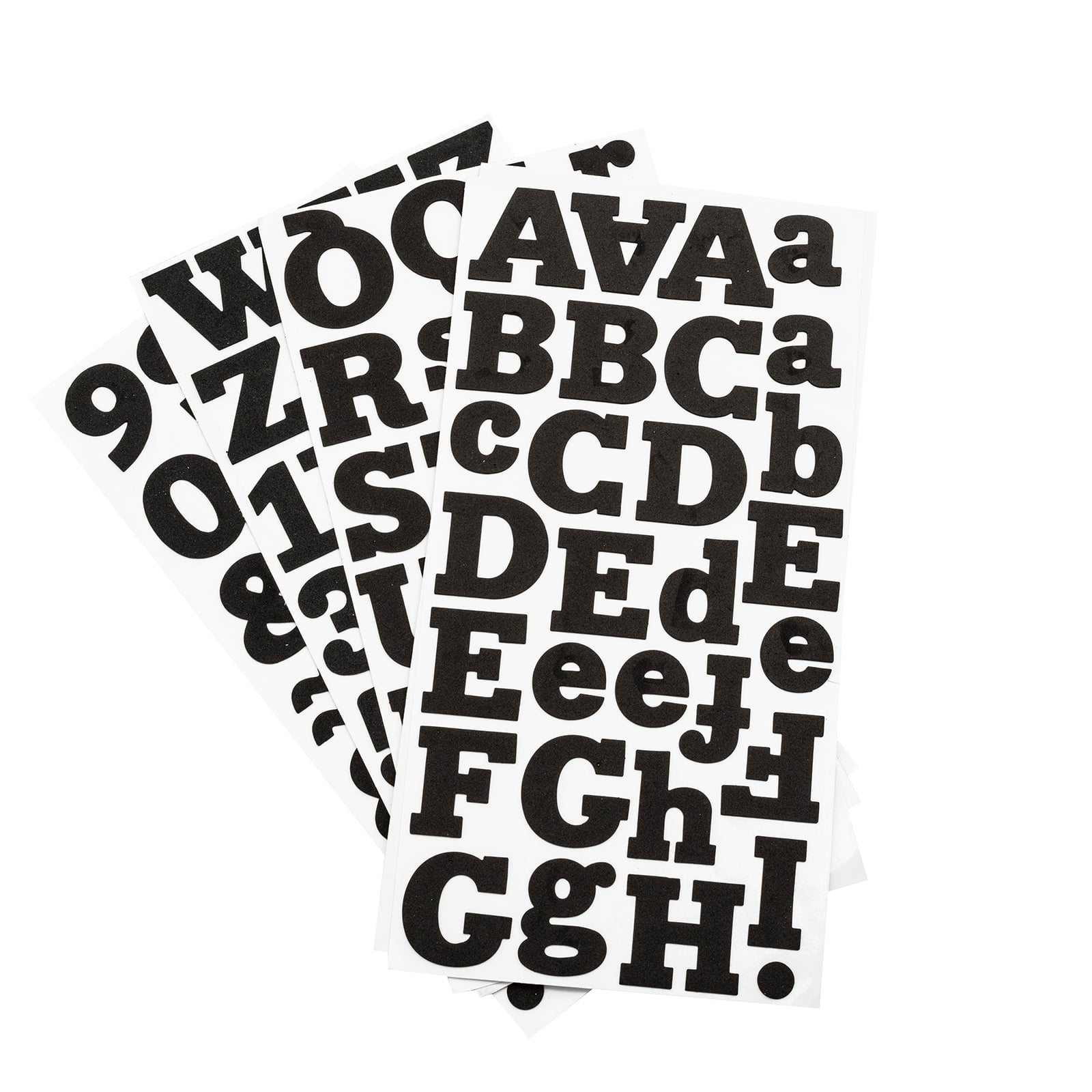 Recollections Large Black Foam Alphabet Stickers, 12 Packs: 165 ct. (1,980 total)