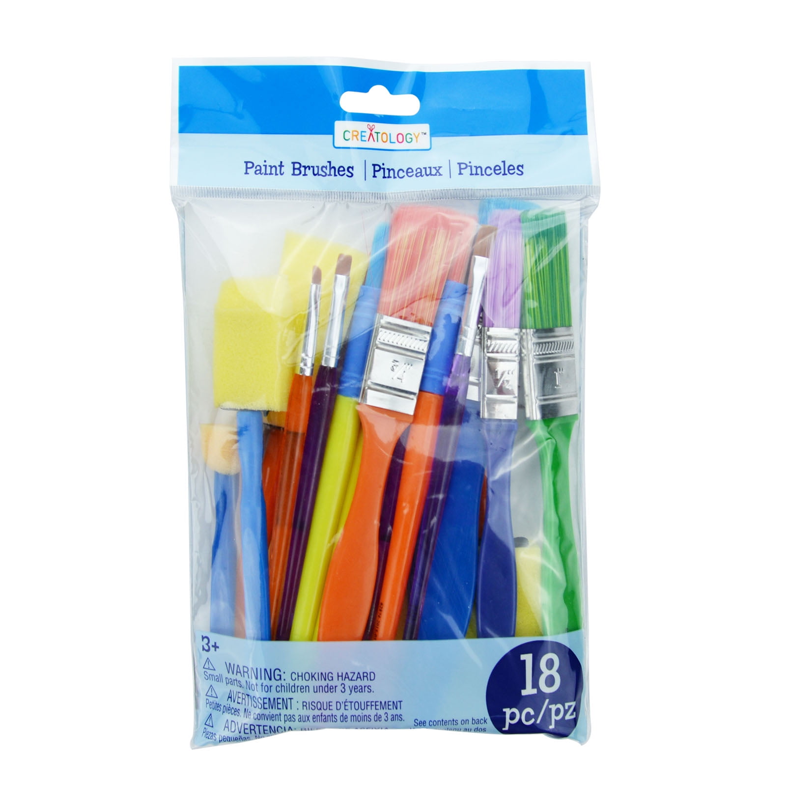 12 Packs: 18 ct. (216 total) Paint Brushes by Creatology