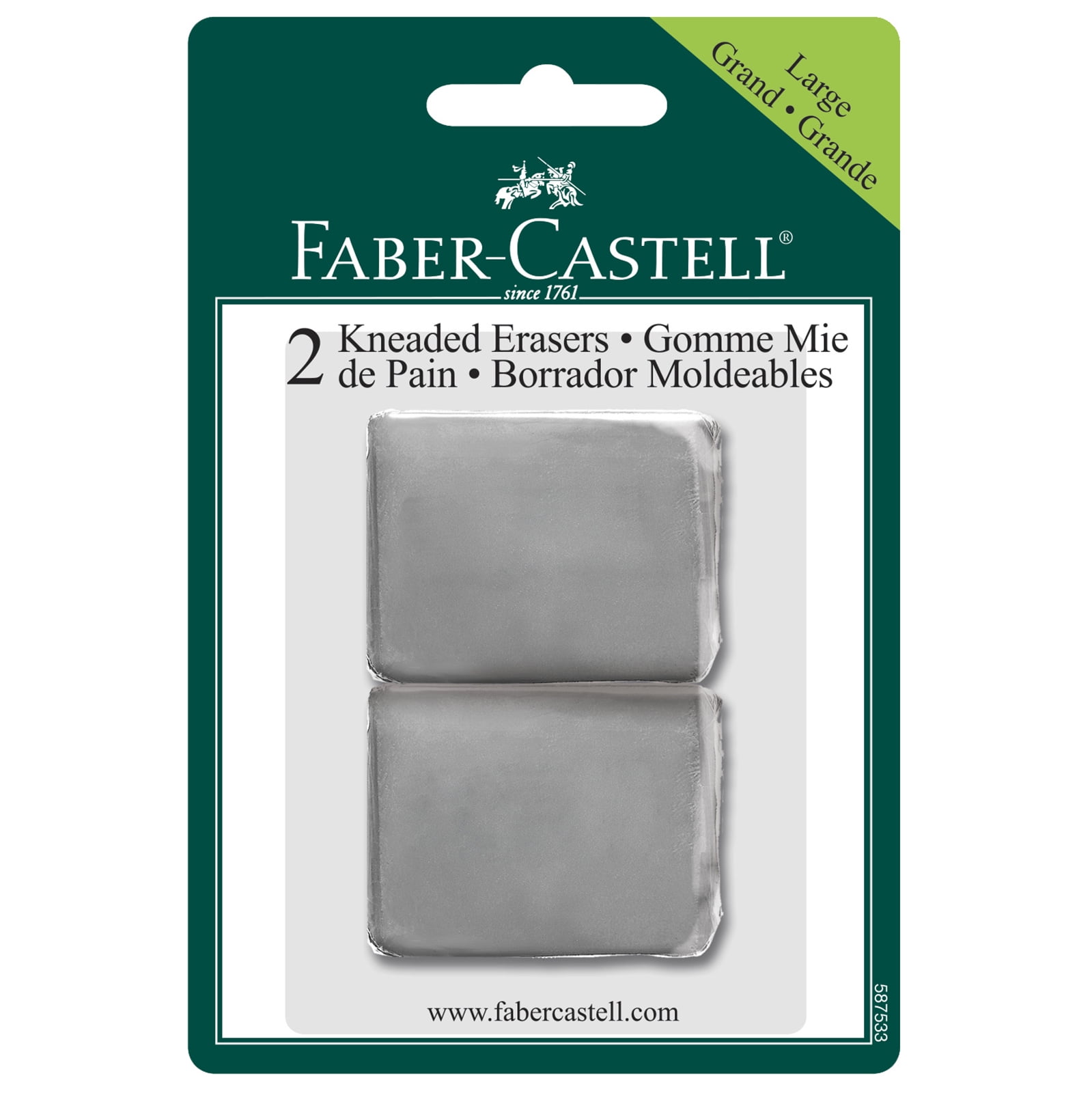 Faber-Castell Kneaded Erasers, 12 Packs: 2 ct. (24 total)