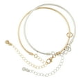 thumbnail image 1 of 12 Packs: 2 ct. (24 total) Gold & Rhodium Bangles by Bead Landing, 1 of 1