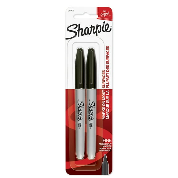 Sharpie Fine Point Black Permanent Markers, 12 Packs: 2 ct. (24 total)