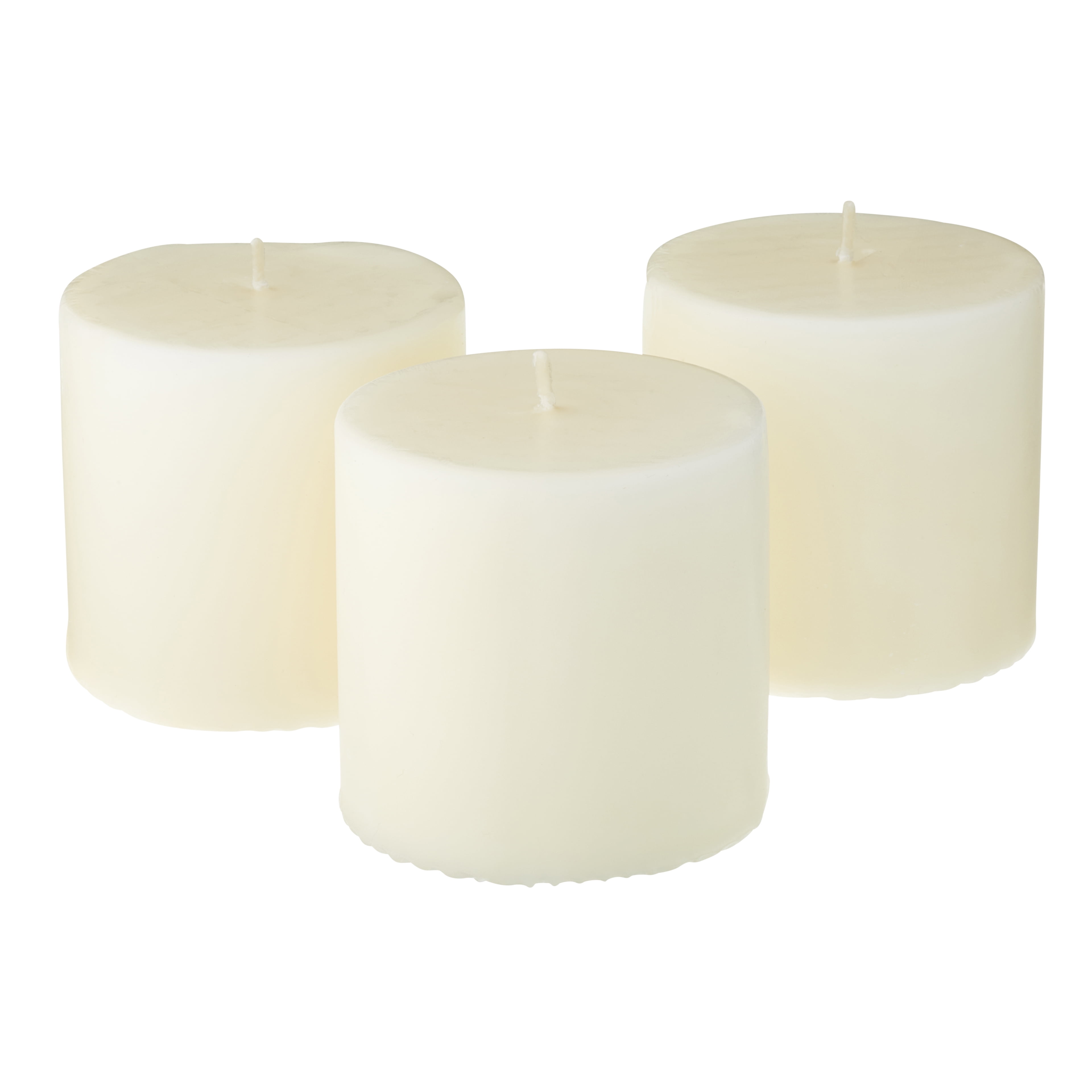 12 Packs: 2 ct. (36 total) Basic Elements Ivory Pillar Candles by Ashland