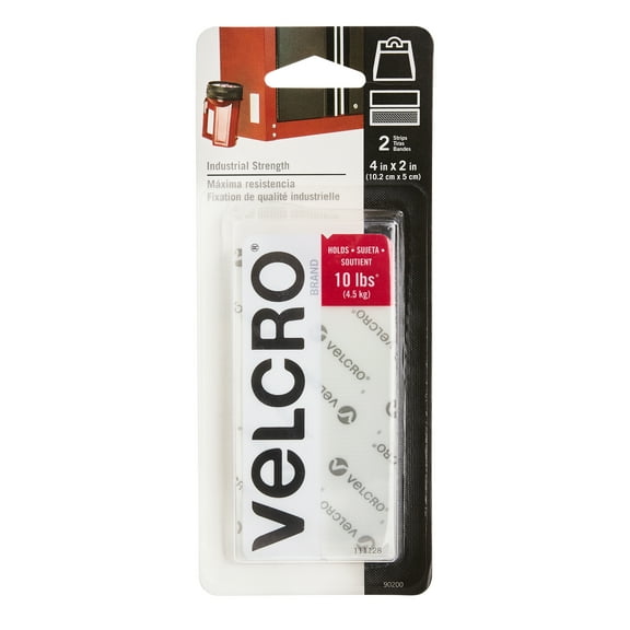 12 Packs: 2 ct. (48 total) VELCRO Brand White Industrial Strength Strips