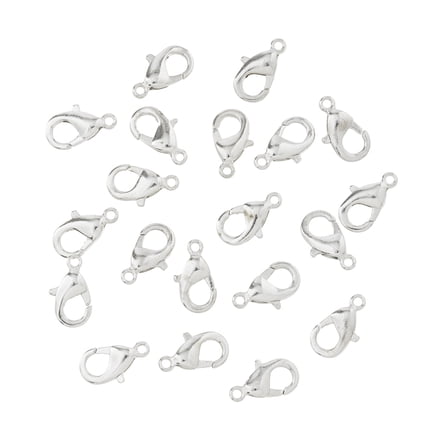 12 Packs: 20 ct. (240 total) 12mm Lobster Clasps by Bead Landing™