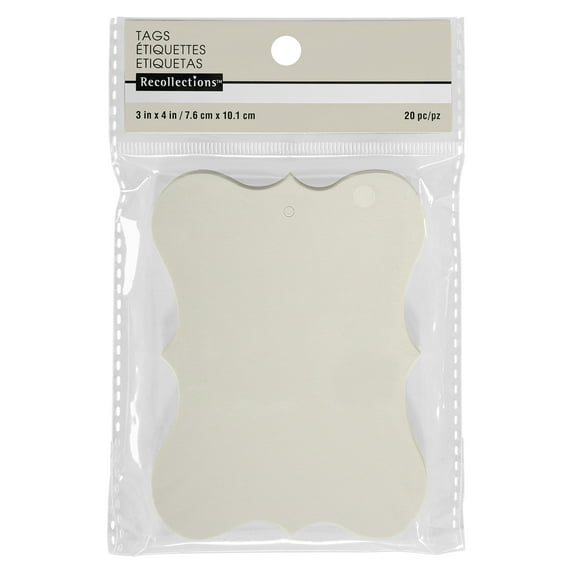 Recollections Ivory Tags, 12 Packs: 20 ct. (240 total)