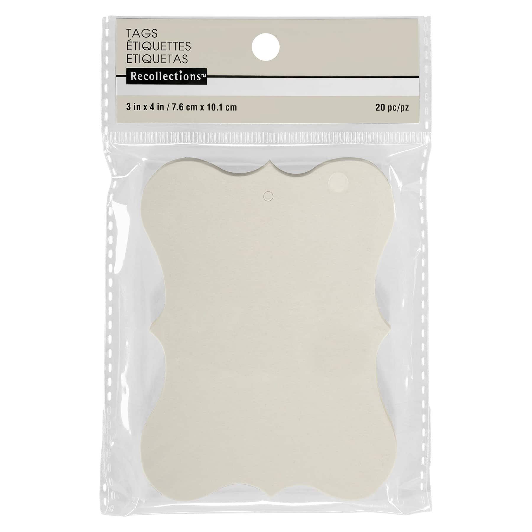 12 Packs 20 ct. (240 total) Ivory Tags by Recollections™