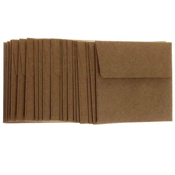Recollections Kraft Envelopes, 3.25" x 3.25", 12 Packs: 20 ct. (240 total)