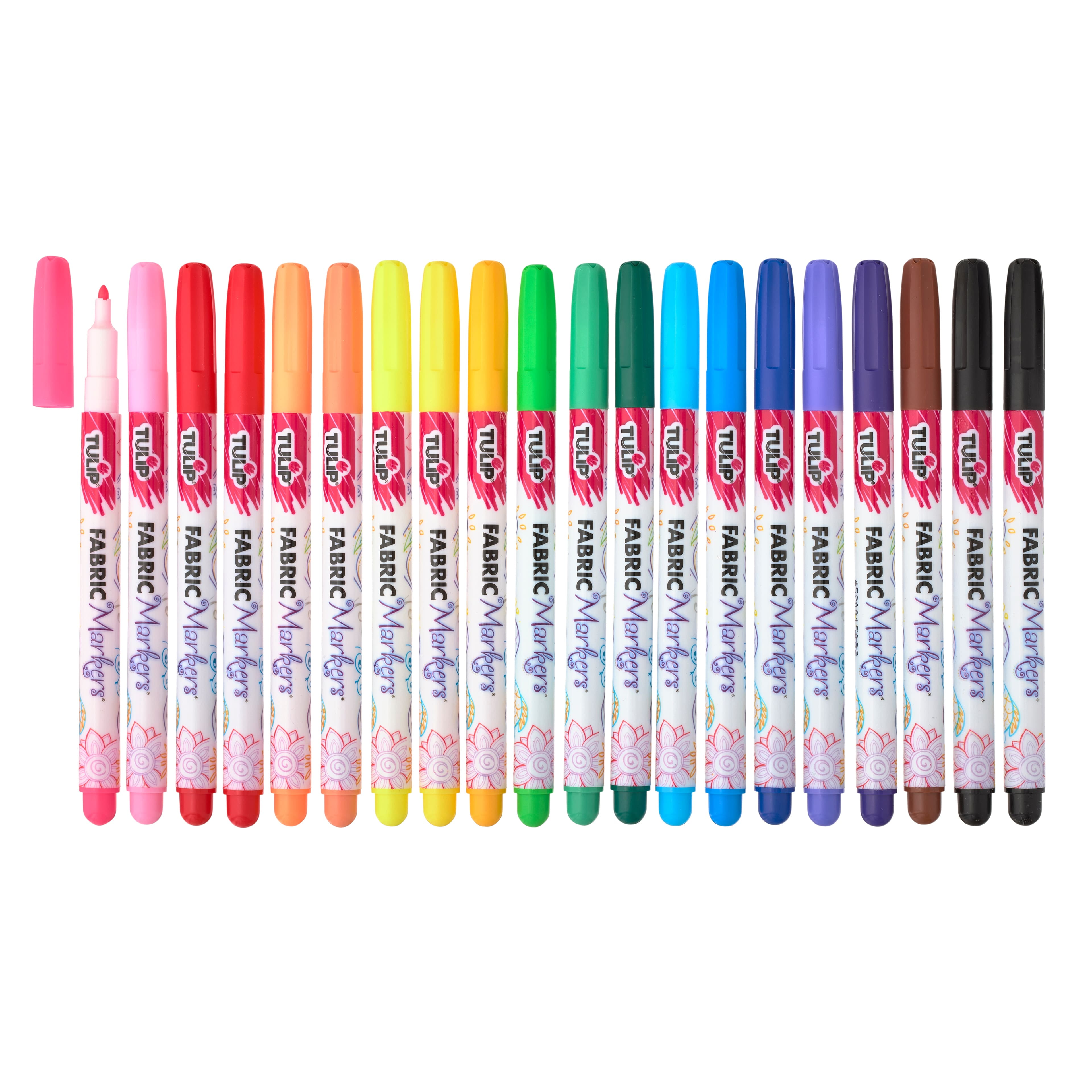 Tulip Fabric Markers Fine Writers, 12 Packs: 20 ct. (240 total)