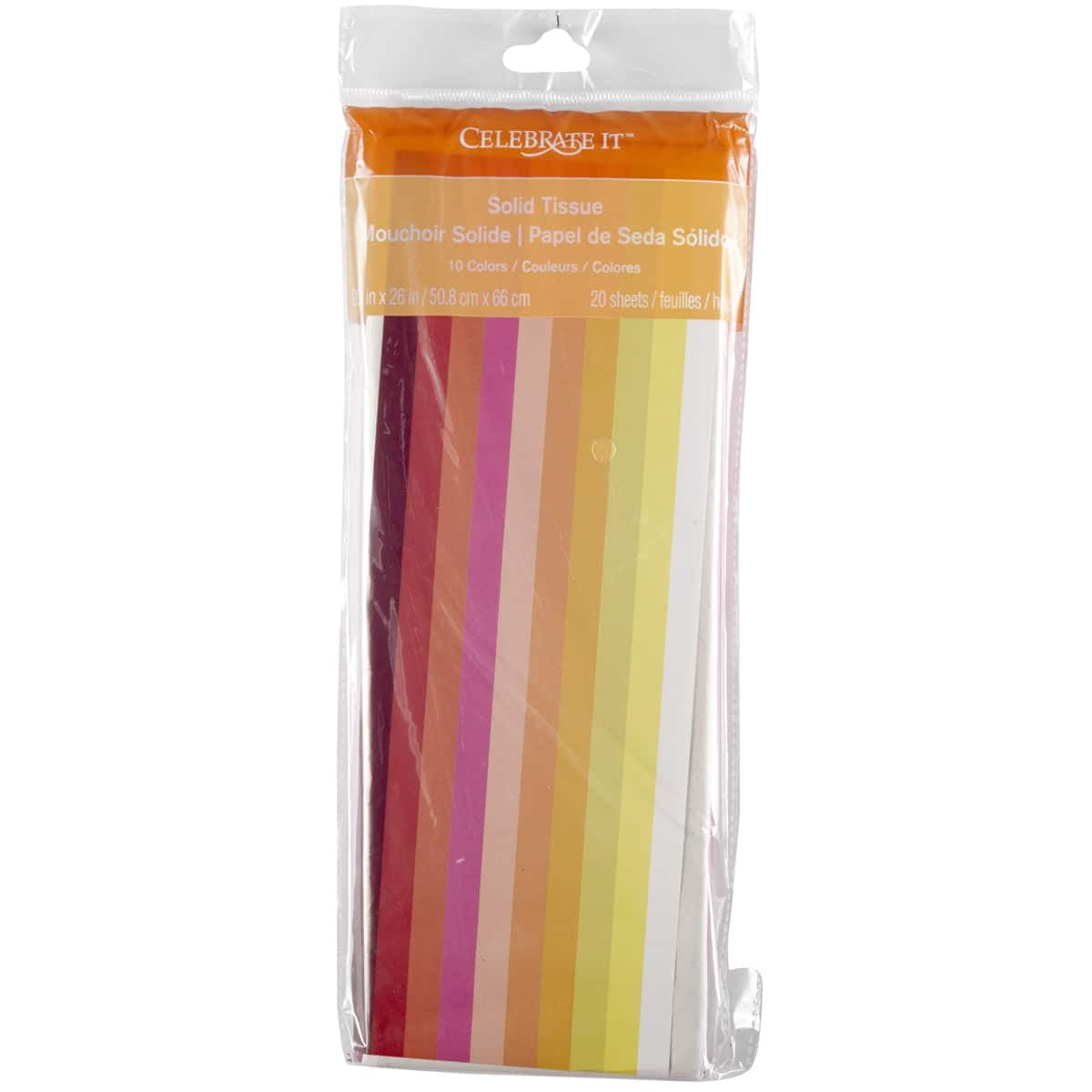 12 Packs: 20 ct. (240 total) Warm Color Gift Tissue Paper by Celebrate It