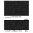 thumbnail image 1 of Recollections Glitter 8.5" x 11" Cardstock Paper, 12 Packs: 24 ct. (288 total), 1 of 1