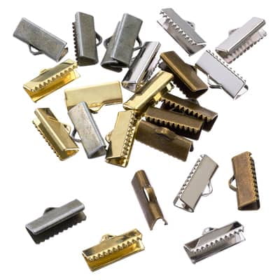 12 Packs: 24 ct. (288 total) Mixed Metal Crimp Closures by Bead Landing